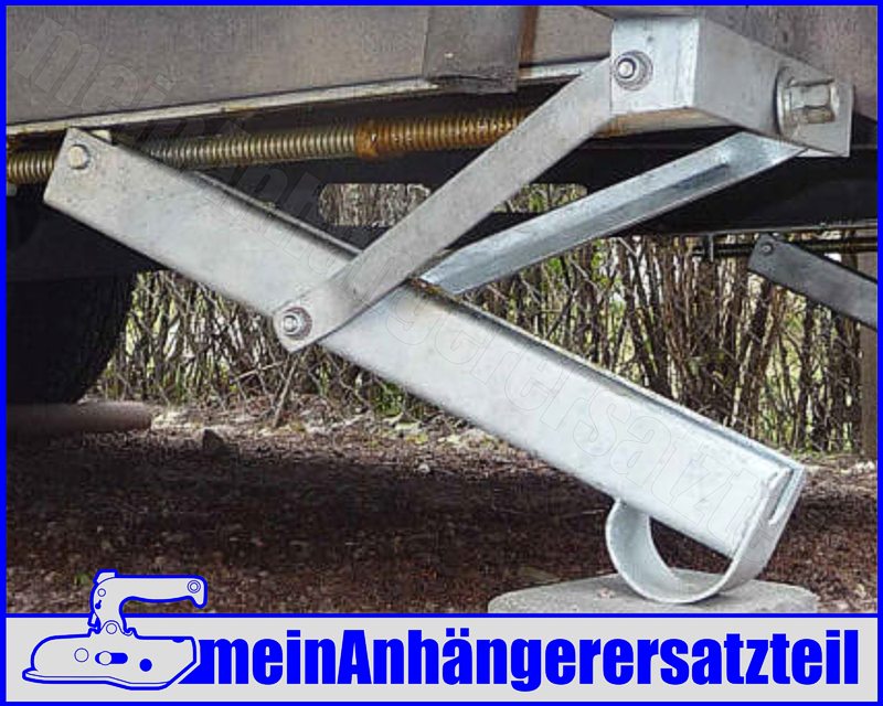 Ausdrehstütze Wohnwagenstütze Kurbelstütze 450mm 450kg  