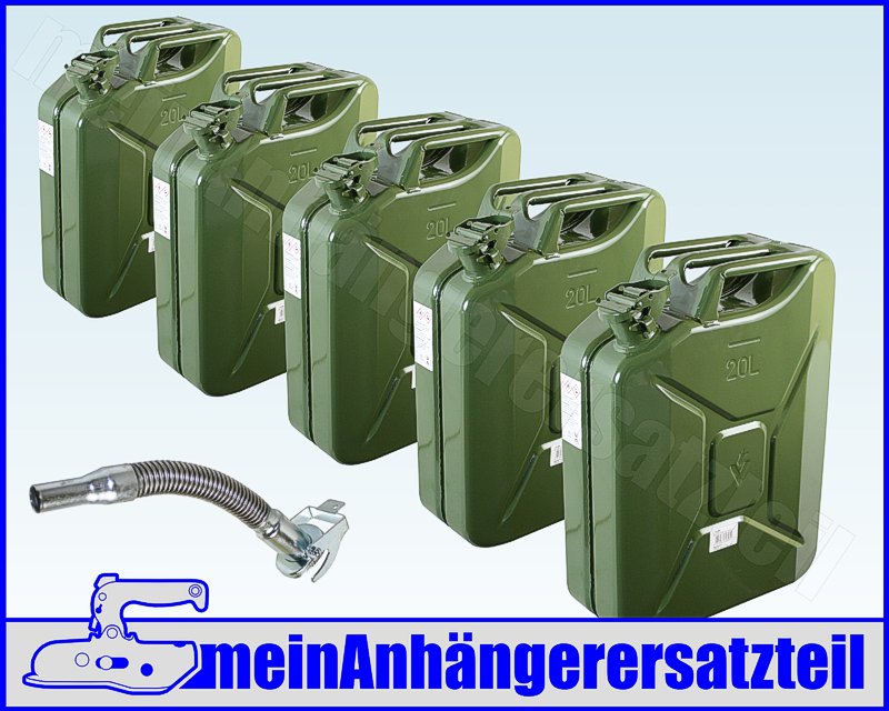 Ausgießer für Metallkanister Benzinkanister olivgrün Kanister 5