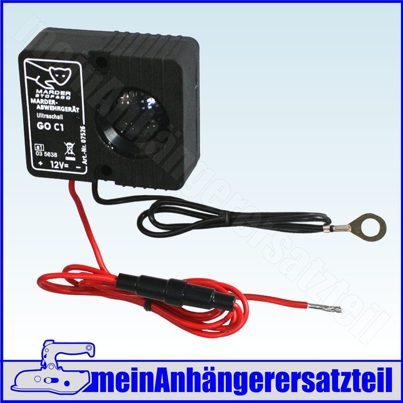 Stop&Go Marderabwehr Marderschutz - Ultraschallgerät mit 2 Lautsprechern  12V 70mA : : Auto & Motorrad