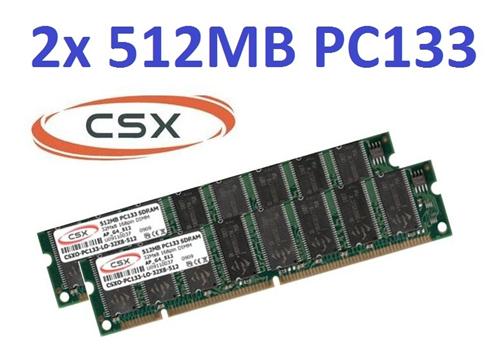 2x 512MB = 1GB PC133 SDRAM RAM Speicher Apple iMac G3
