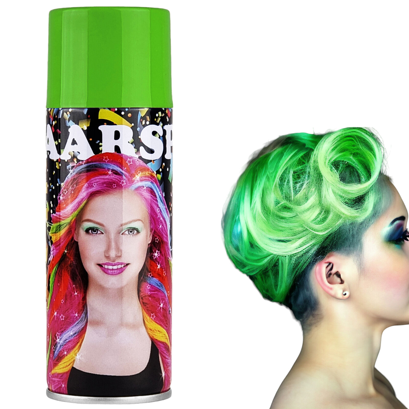Color Haarspray Hair-Spray Fasching Karneval Halloween Haarfarben 7 Farben 250ml - Bild 13 von 16
