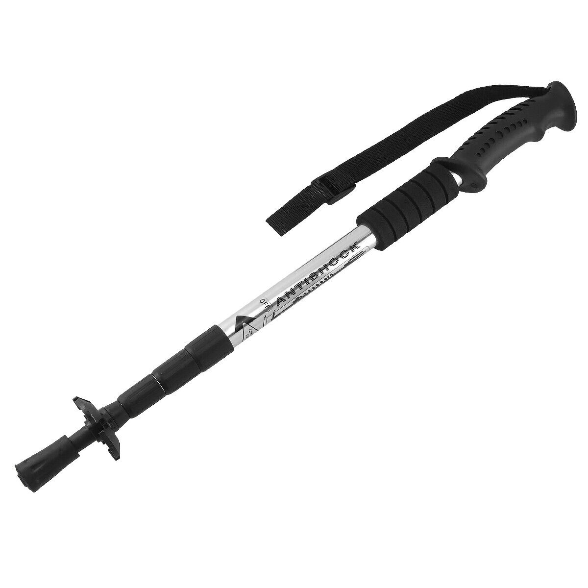 Bastón telescópico Nordic Walking Bastones Palos de senderismo Antichoque 50-110cm Aluminio