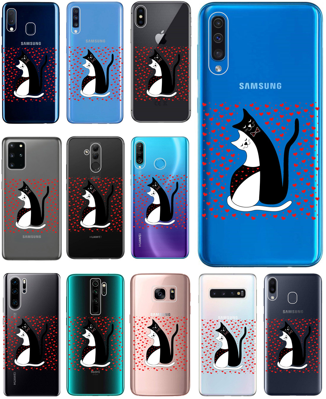Hülle Handyhülle Schutzhülle Silikonhülle TPU Hülle Cover Case Motiv 2701 - Bild 2 von 58