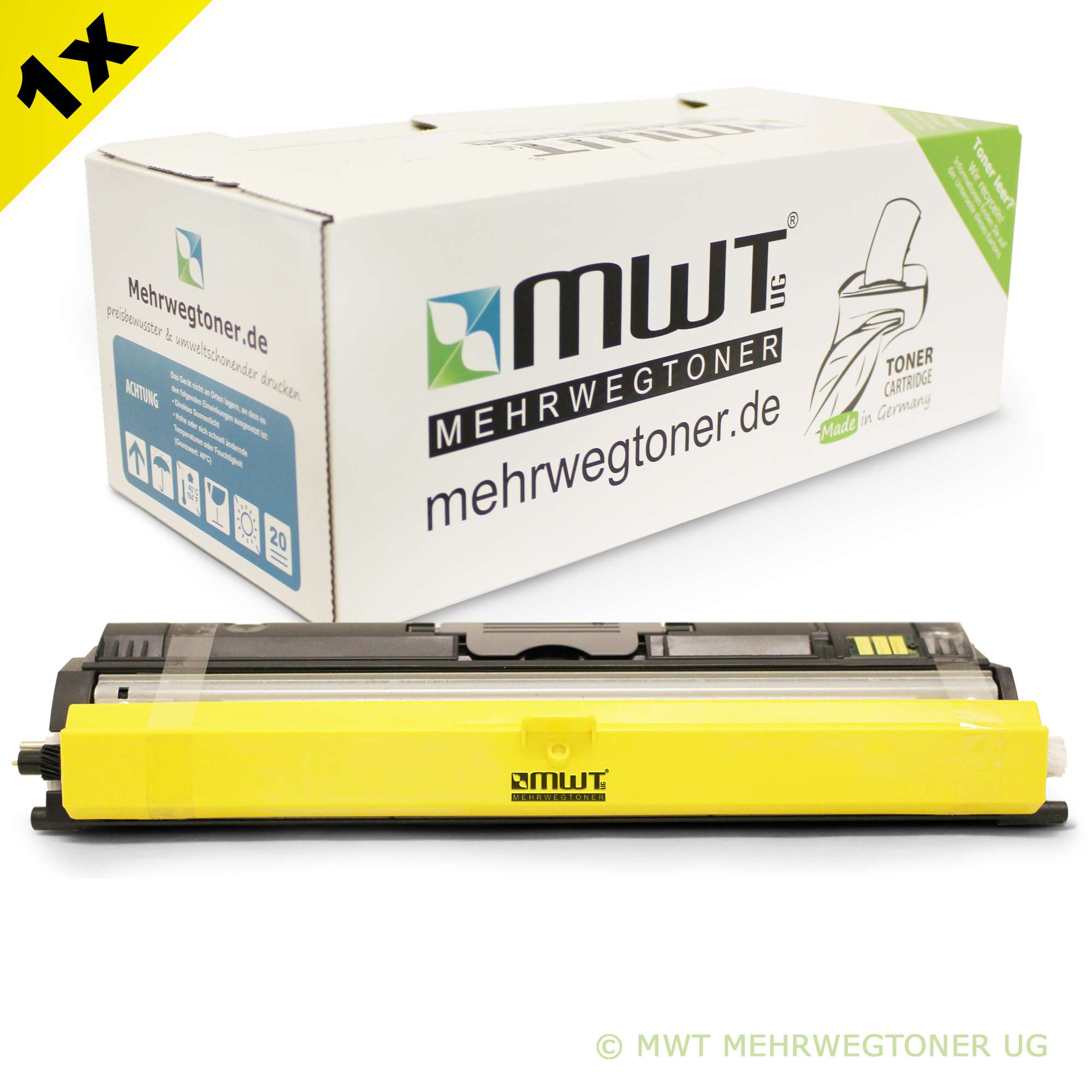 Tóner/chip de oficina MWT AMARILLO para Epson Aculaser C-1600 CX-16-NF CX-16-DNF - Imagen 3 de 4