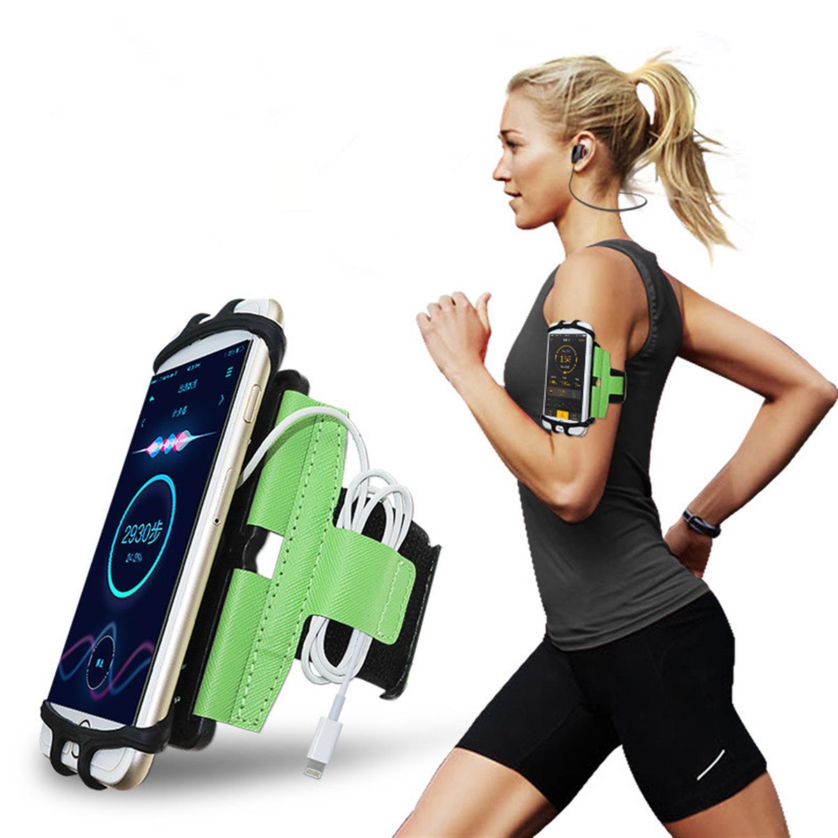 DE Sportarmband Armtasche Joggen Fitnesstasche Hülle Halter für Smartphone Handy 