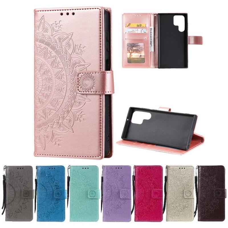 CoverKingz Handyhülle Für IPhone 14 Pro Max – Klappcase Mit Kartenfach, Standfunktion & Mandala-Muster