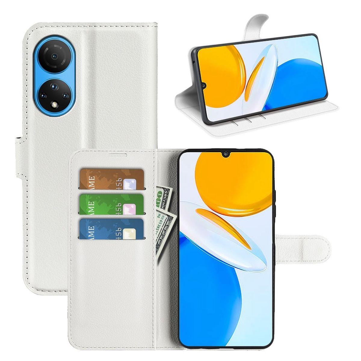Honor 10 Hülle Mit Blumenmuster – Klapphülle Mit Standfunktion & Kartenfach