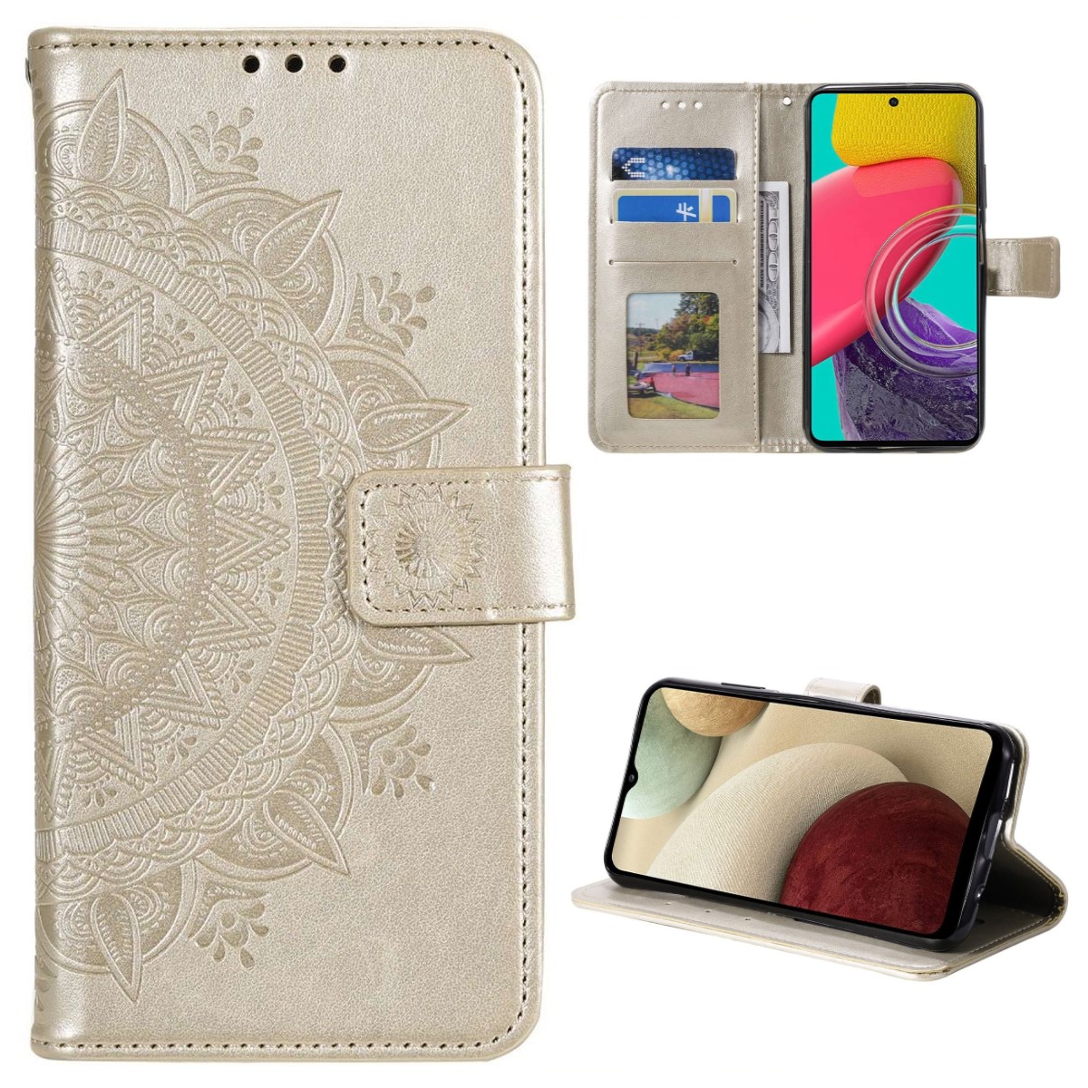 Hülle für Samsung Galaxy M53 5G Handyhülle Cover Flip Case Schutzhülle