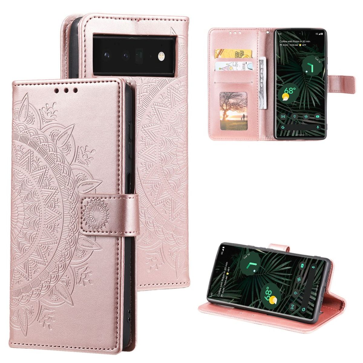 Housse téléphone Portable pour Google Pixel 7 Pro Protection Étui à rabat Motif - Photo 17 sur 17