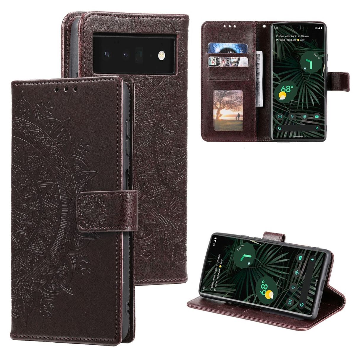 Housse téléphone Portable pour Google Pixel 7 Pro Protection Étui à rabat Motif - Photo 11 sur 17