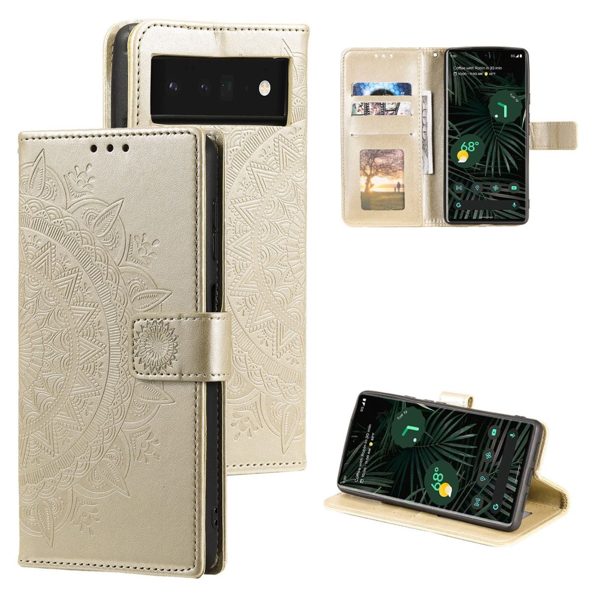 Housse téléphone Portable pour Google Pixel 7 Pro Protection Étui à rabat Motif - Photo 12 sur 17