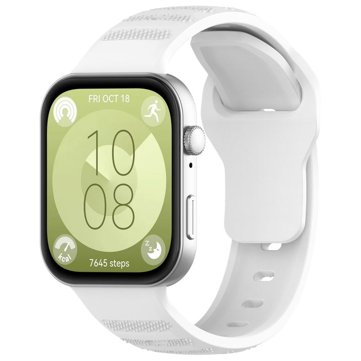 Armband für Huawei Watch Fit 3 Silikon Ersatzarmband Strap Uhrenarmband Bracelet - Afbeelding 10 van 13