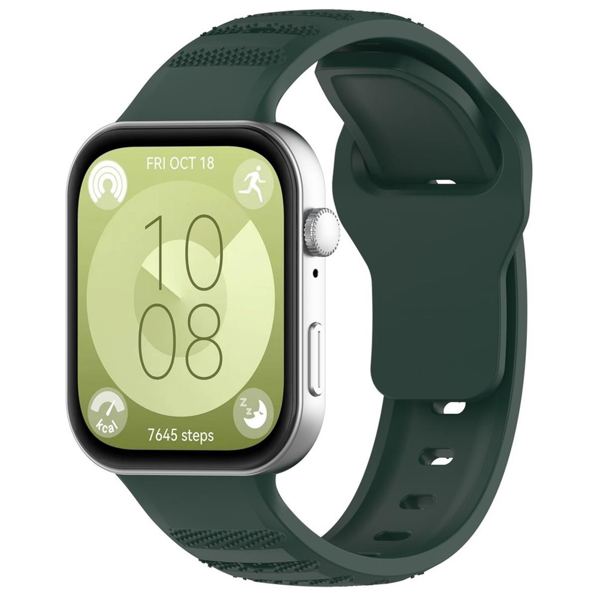 Armband für Huawei Watch Fit 3 Silikon Ersatzarmband Strap Uhrenarmband Bracelet - Afbeelding 11 van 13