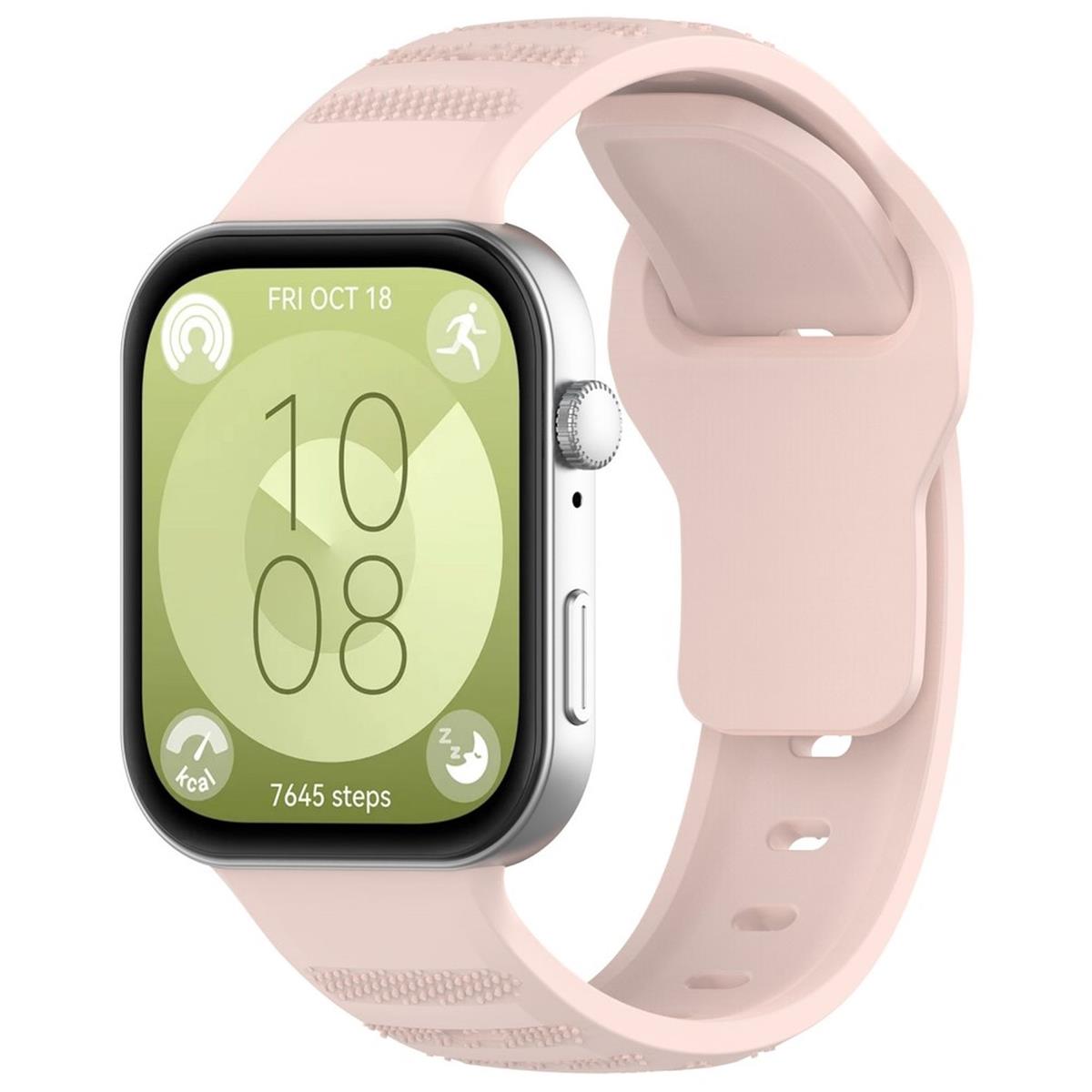 Armband für Huawei Watch Fit 3 Silikon Ersatzarmband Strap Uhrenarmband Bracelet - Afbeelding 13 van 13