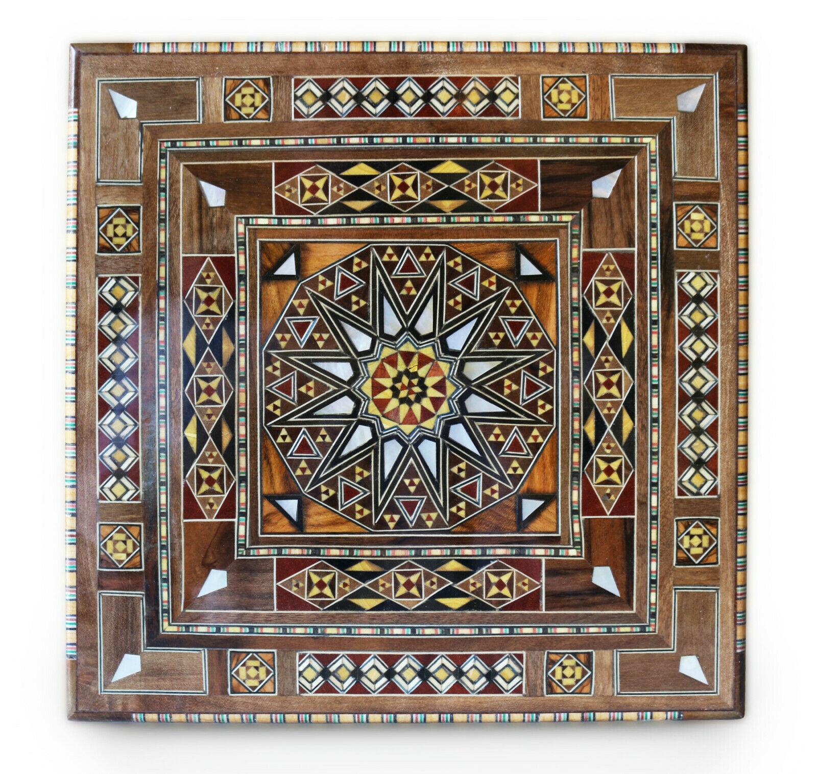 Schmuckkasten Holzschatulle,Box,Kästchen,Mosaik Kunsthandwerk Damaskunst K 11-26 