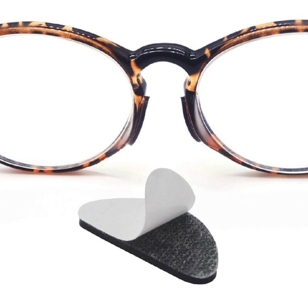10 Stück Silikon Nasenpads selbstklebend Brillenpads Sonnenbrille Transparent