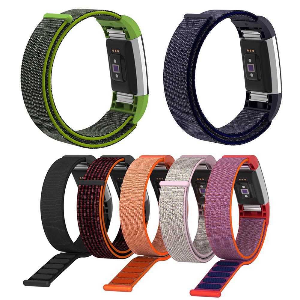 Armband Nylon Ersatzband Sport SmartWatch Für Fitbit Charge 2 Nylon Uhrenarmband