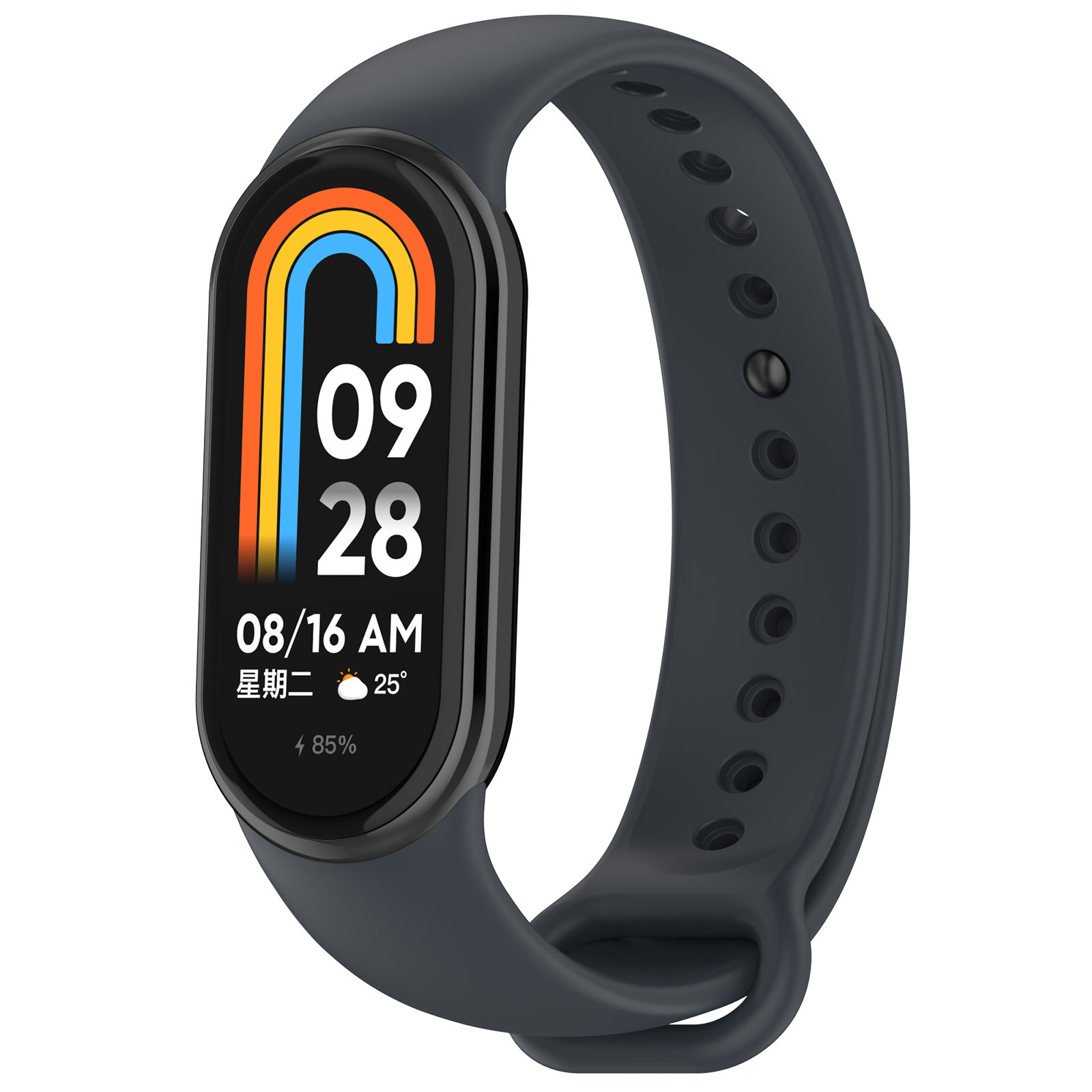 Silikon Armband Für Xiaomi Smart Band 8 Ersatz Strap Sport Tracker Uhrenarmband