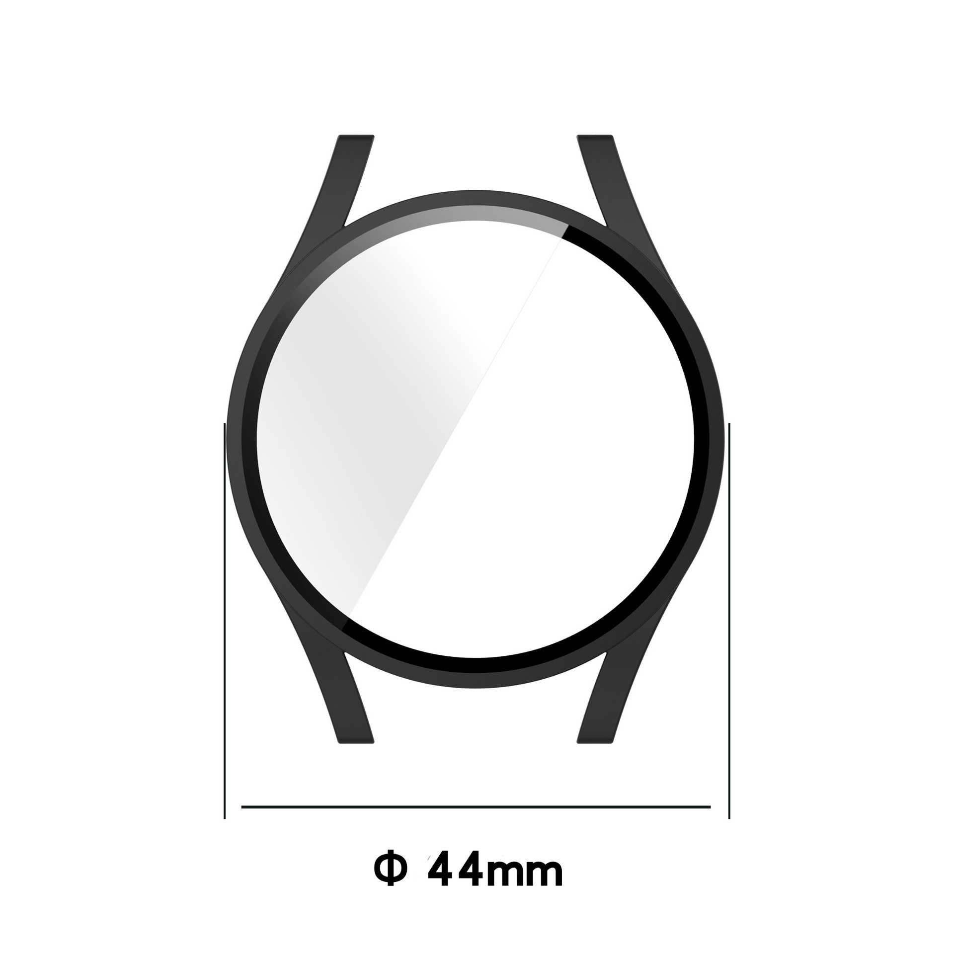 Schutzhülle Schutzglas Für Samsung Galaxy Watch 4 40mm / 44mm Panzerfolie Case
