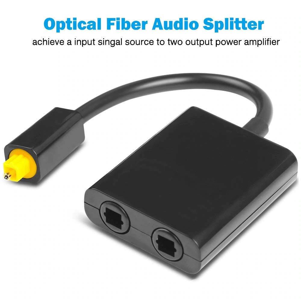 Toslink Splitter 1 bis 2 Female Adapter Für Digital Toslink Digital Audio Cable