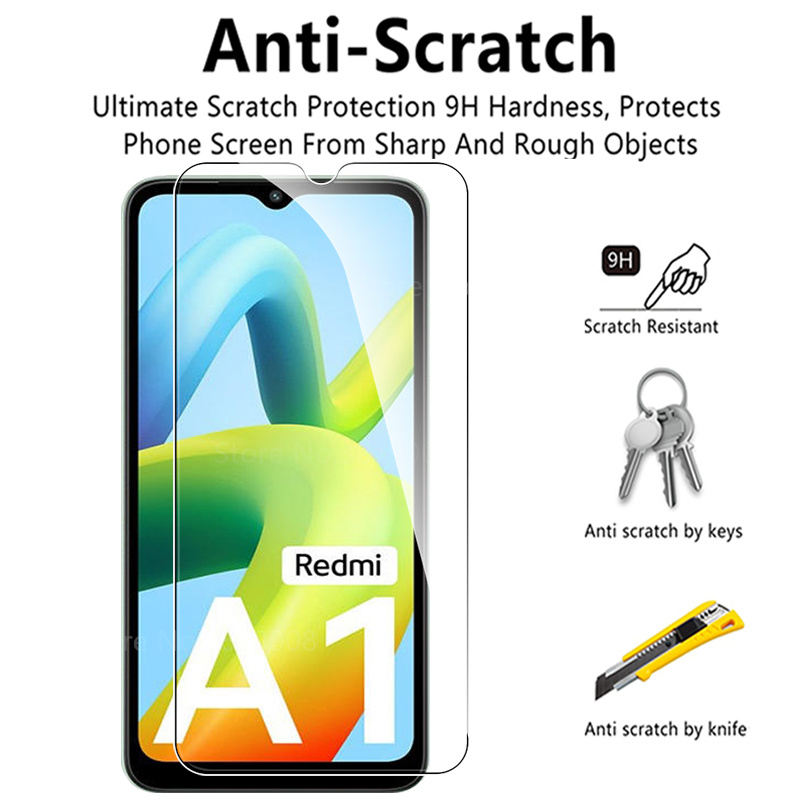 2er-Pack Schutzglas Display Full Screen Panzerfolie Für Xiaomi Redmi A1 / A1+