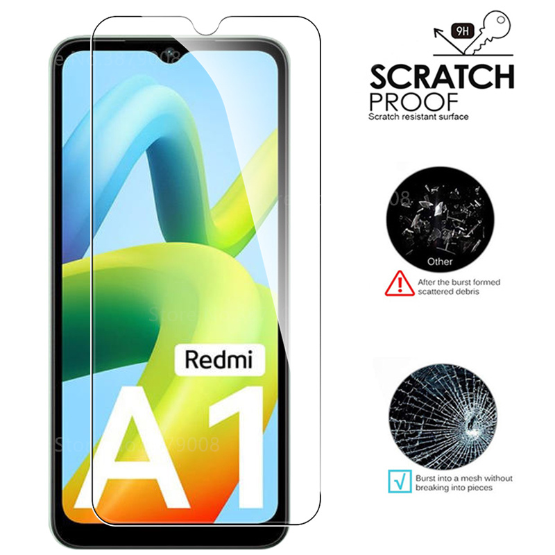 2er-Pack Schutzglas Display Full Screen Panzerfolie Für Xiaomi Redmi A1 / A1+