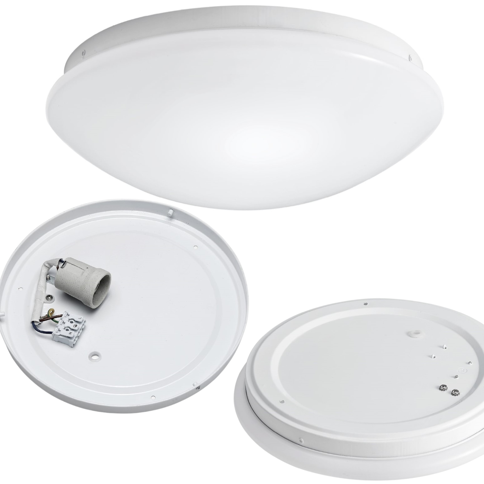 Deckenlampe Ø28 Ø33 Ø37,5 cm Plafond Deckenleuchte Leuchte Lampe 1-3 E27 Fassung - Bild 22 von 26