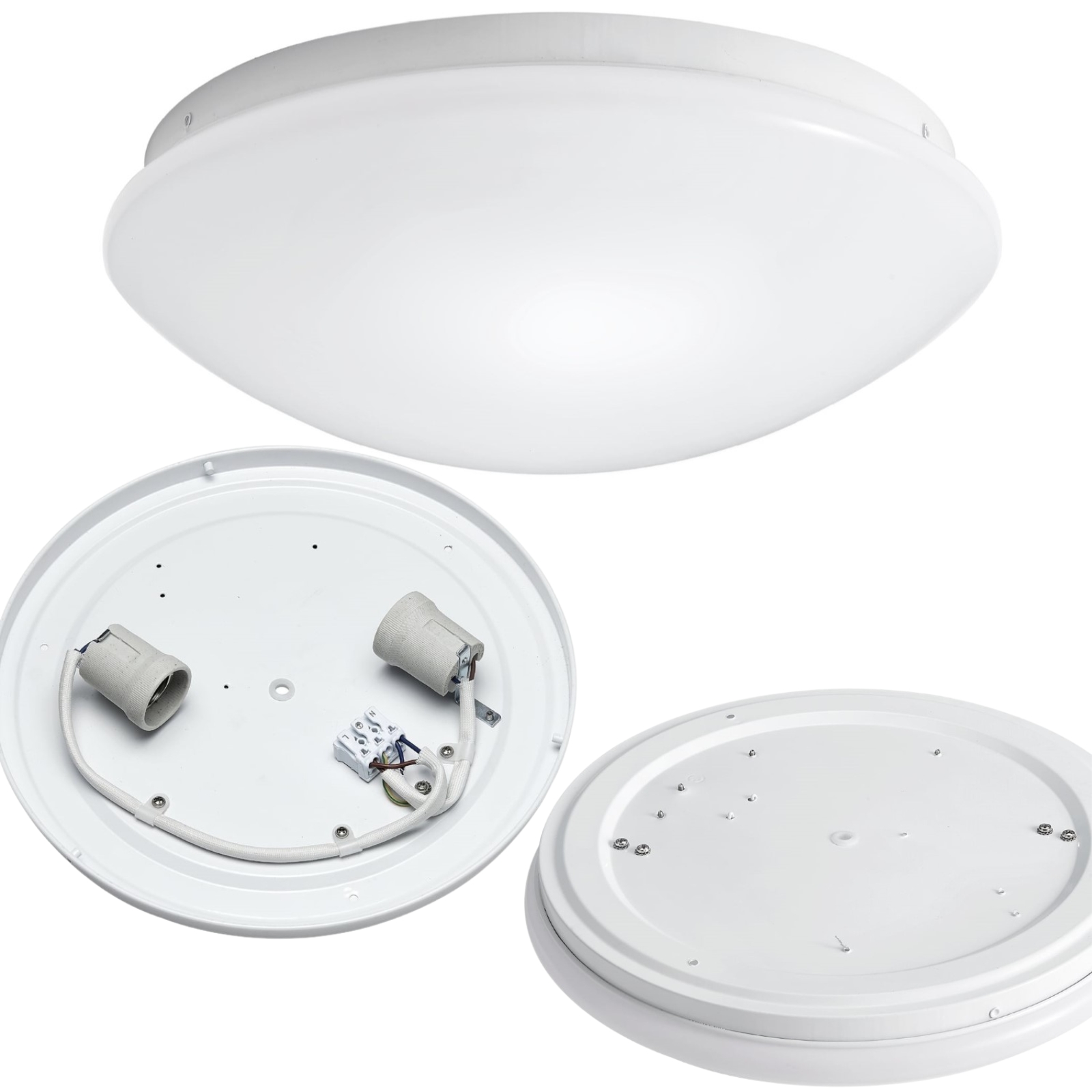 Deckenlampe Ø28 Ø33 Ø37,5 cm Plafond Deckenleuchte Leuchte Lampe 1-3 E27 Fassung - Bild 24 von 26