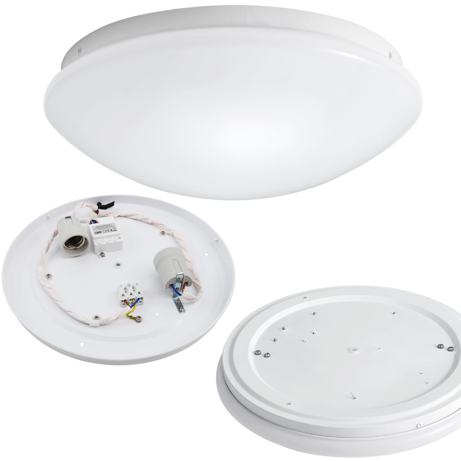 Deckenlampe Ø28 Ø33 Ø37,5 cm Plafond Deckenleuchte Leuchte Lampe 1-3 E27 Fassung - Bild 25 von 26