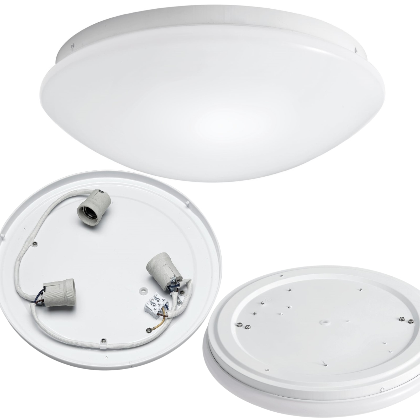 Deckenlampe Ø28 Ø33 Ø37,5 cm Plafond Deckenleuchte Leuchte Lampe 1-3 E27 Fassung - Bild 26 von 26