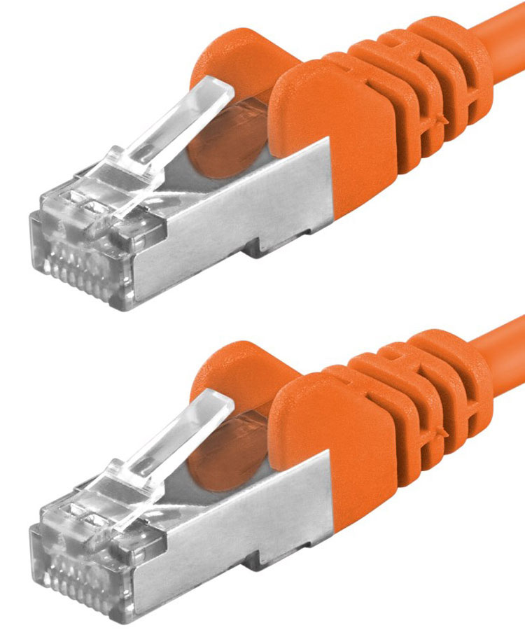 CAT5e Netzwerkkabel Patchkabel SF/UTP LAN DSL 0,25m bis 50m