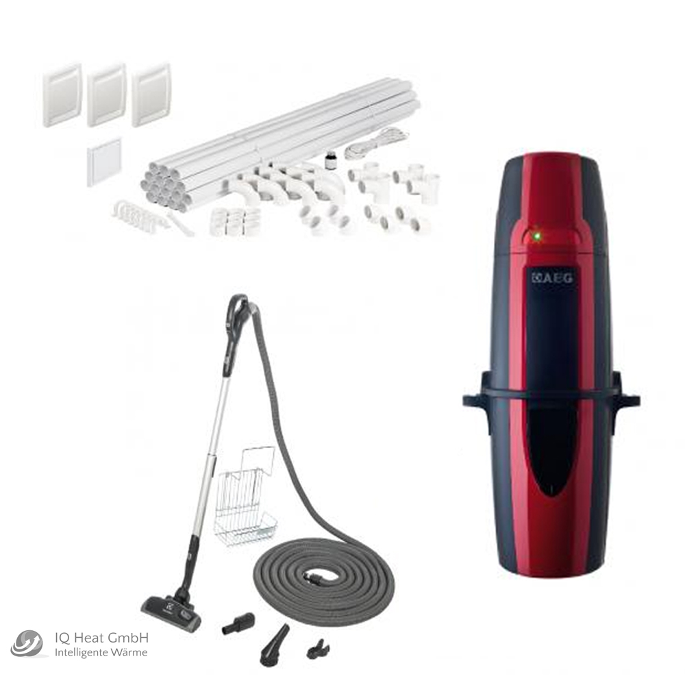 Allaway Erweiterungspaket 2511 PPK 44 3 Premium Zentralstaubsauger Staubsauger
