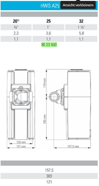 Hauswasserstation DN25 Mit Druckminderer - Rückspülfilter Für Trinkwasser Mit Manometer