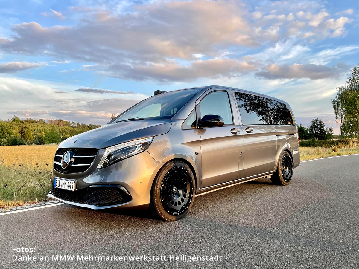 Felgen 9x20 At20 Zero Für Mercedes V Klasse Vito W447 Twin Monotube Projekt Blk 2663