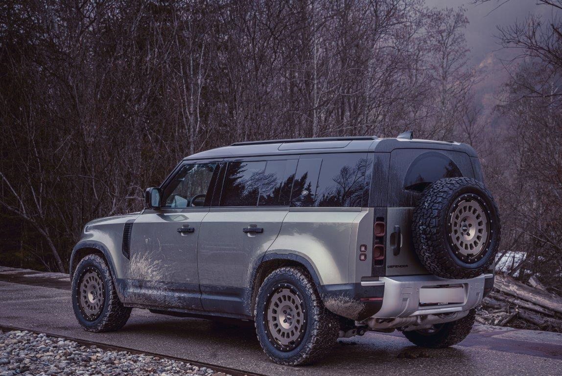 1x Offroad Allterrain Felge 9x20 für Land Rover New Defender terra Twin-Monotube Projekt 1000kg Radlast 5x120 ET40