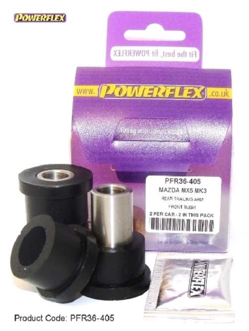 Powerflex PU Buchsen Mazda MX5 III Schräglenker Längslenker vorne HA