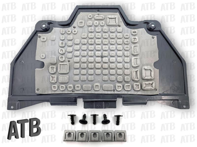 Getriebeschutz mit Dämmung Einbausatz Clipse für Audi A4 B6 B7 Neu