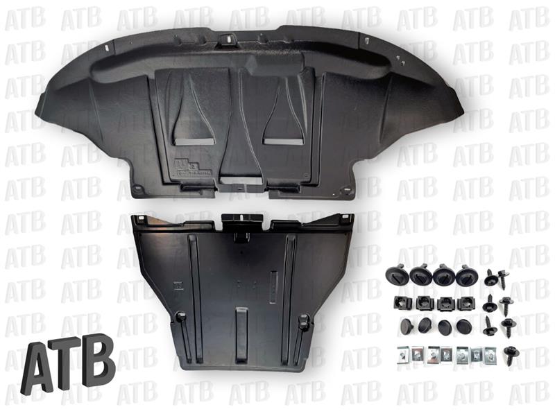 Unterfahrschutz Getriebeschutz Einbausatz Clips für Audi A4 VW Passat