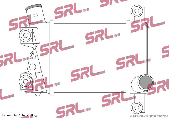 SRLine Ladeluftkühler für Nissan Navara Pickup D22 Neu
