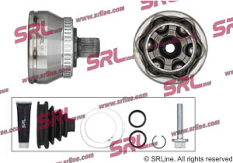 SRLine Gelenksatz Antriebsgelenk Antriebswelle Vorne Radseitig für Audi Skoda VW