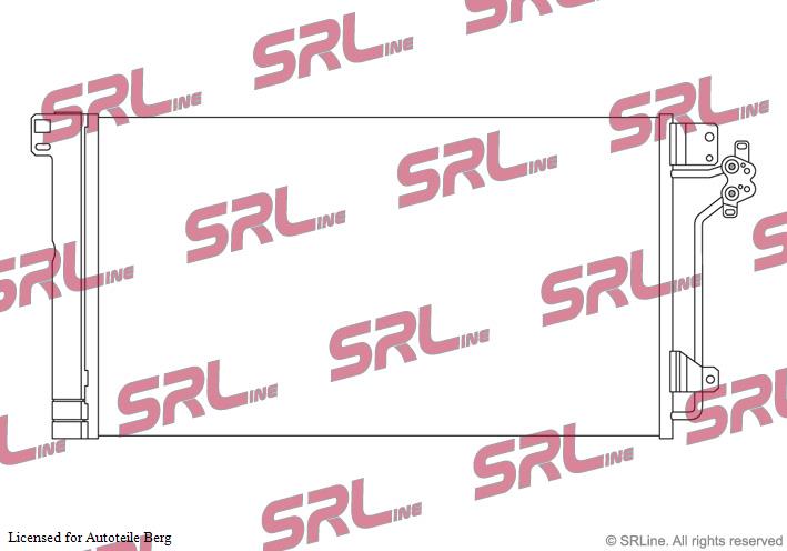 SRLine Trockner Klimatrockner Klimaanlage Aluminium für VW Transporter T5 Neu