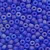 Pony Beads 4 mm 10 g blau iris mattblau Indianerperlen