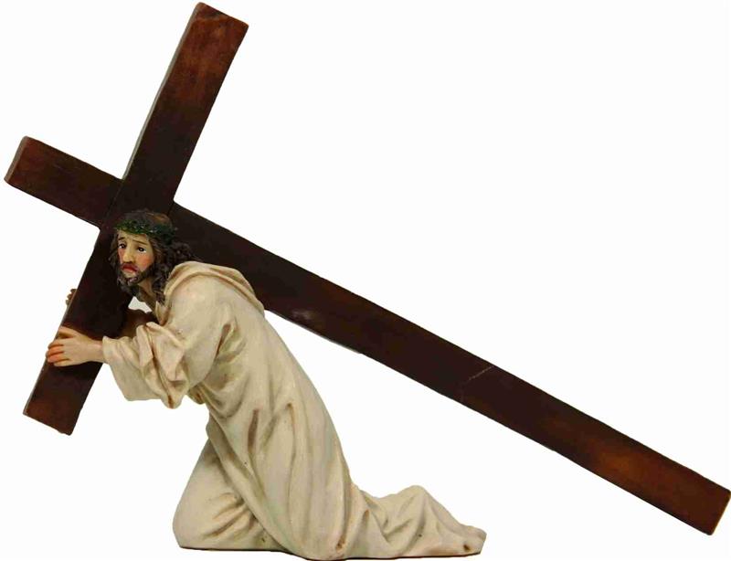 Passionsfiguren Passion Jesus unter dem Kreuz Figuren Größe ca.5cm