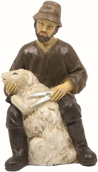 Johannes Krippenfiguren Hirte Schafscherer für Figurengröße ca.9cm