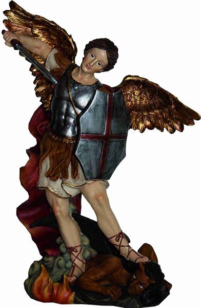 Heiligenfigur Schutzpatron Erzengel Heiliger Michael 
