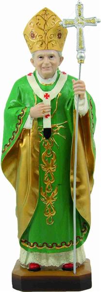 Höhe ca.30cm Heiligenfigur Priester Mönch Papst Benedikt XVI