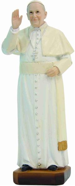 Heiligenfigur Priester Mönch Papst Franziskus 