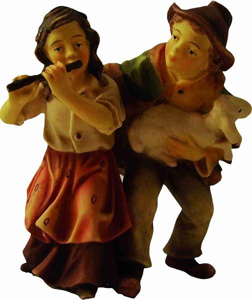Mathias Krippe Krippenfiguren Kinderpärchen in Größe ca.7cm 