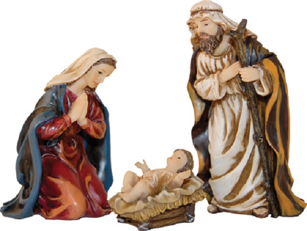 Krippenfiguren Heilige Familie Größe 30cm 