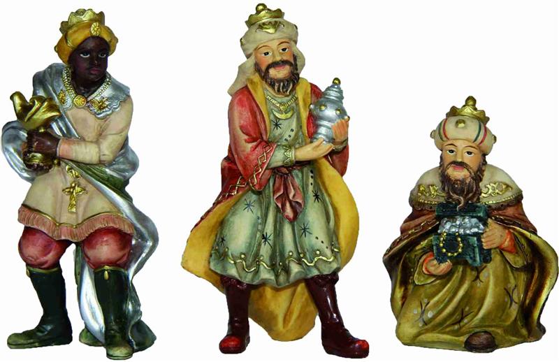 Krippen Johannes Krippenfiguren Heilige Drei Könige in Größe ca.12cm 